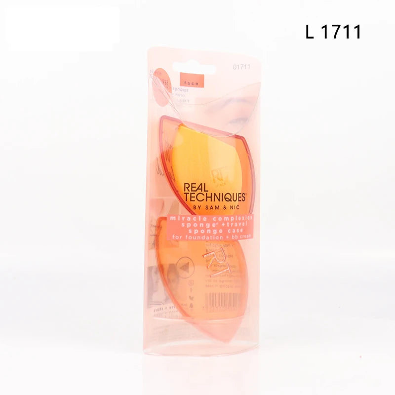Real Techniques Set Makeup Sponge Set Face Beauty Cosmetic Powder Puff For Foundation Cream Concealer Make Up Blender 91553 RT.