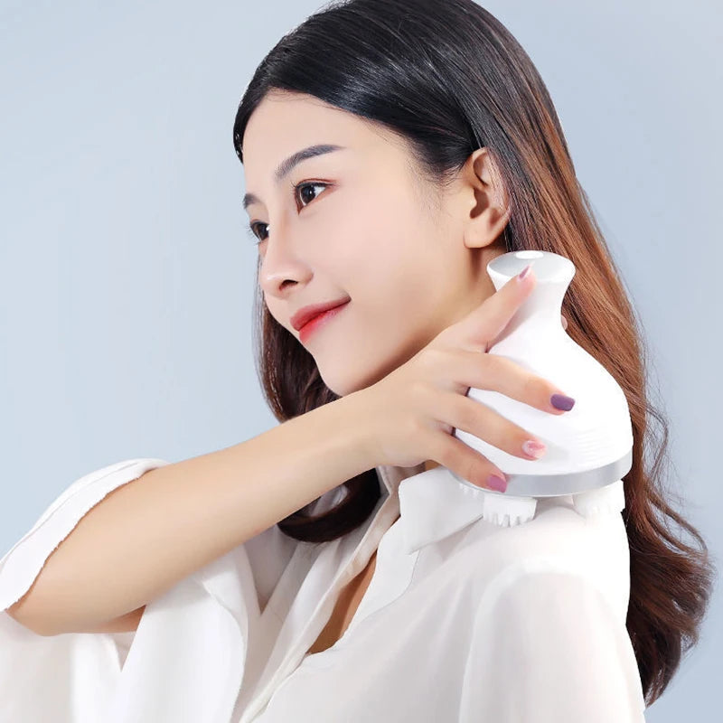 Head Scalp Massage Electric Cat Massager Body Massage Health Care Relax Shoulder Neck Deep Tissue Kneading Vibrating Custom Logo.