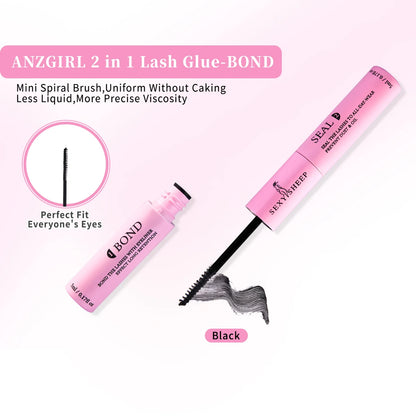Lash Cluster Bond & Seal 2-in-1 Glue (Black) 10ml