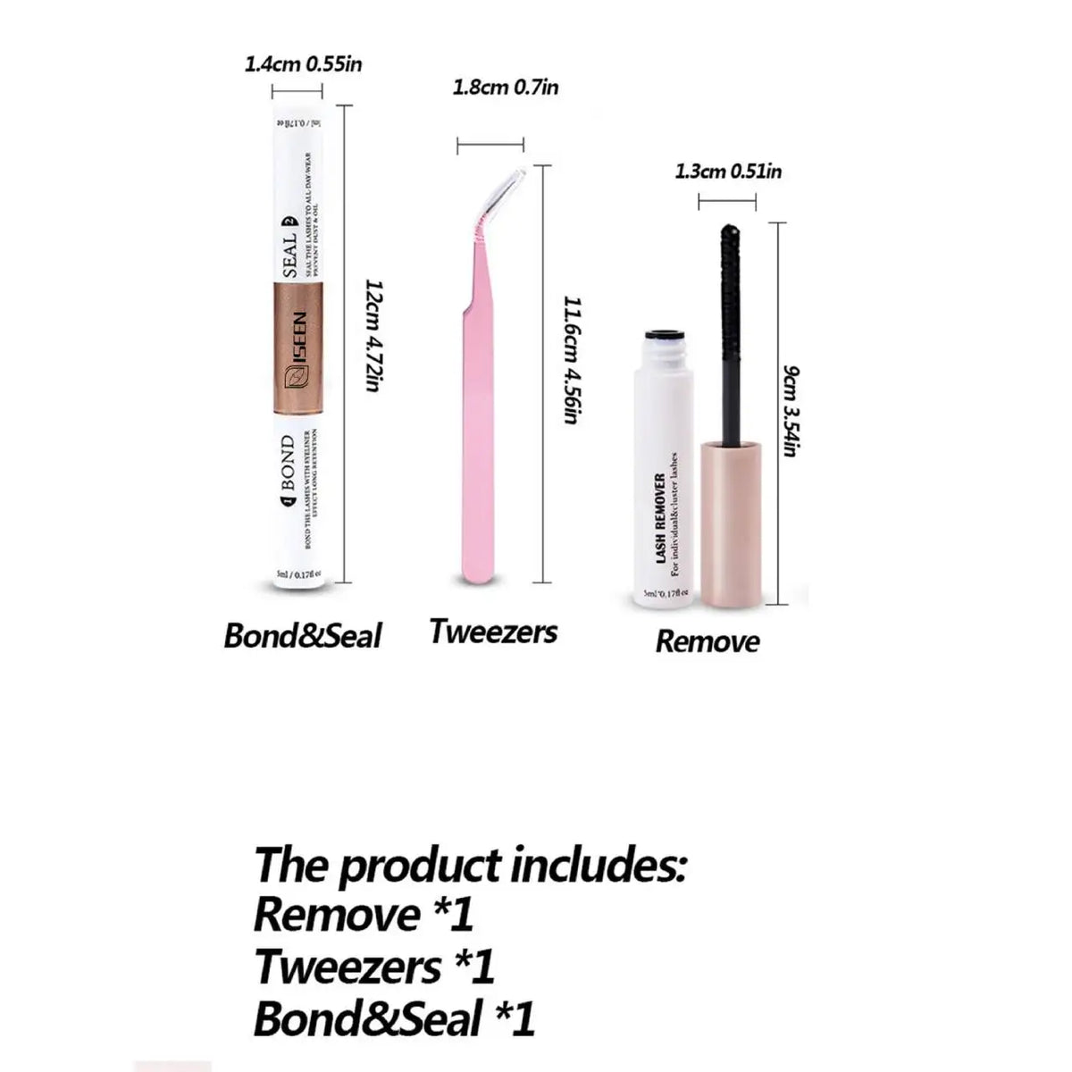 Lash Bond & Seal Kit — Lash Glue + Sealant + Remover