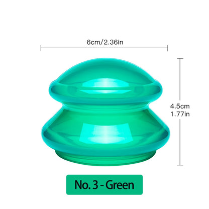 1Pcs Silicone Massage Body Cups Anti Cellulite Suction Cup Chinese Vacuum Cuppings Massager for Face Skin Lifting Body Relaxtion
