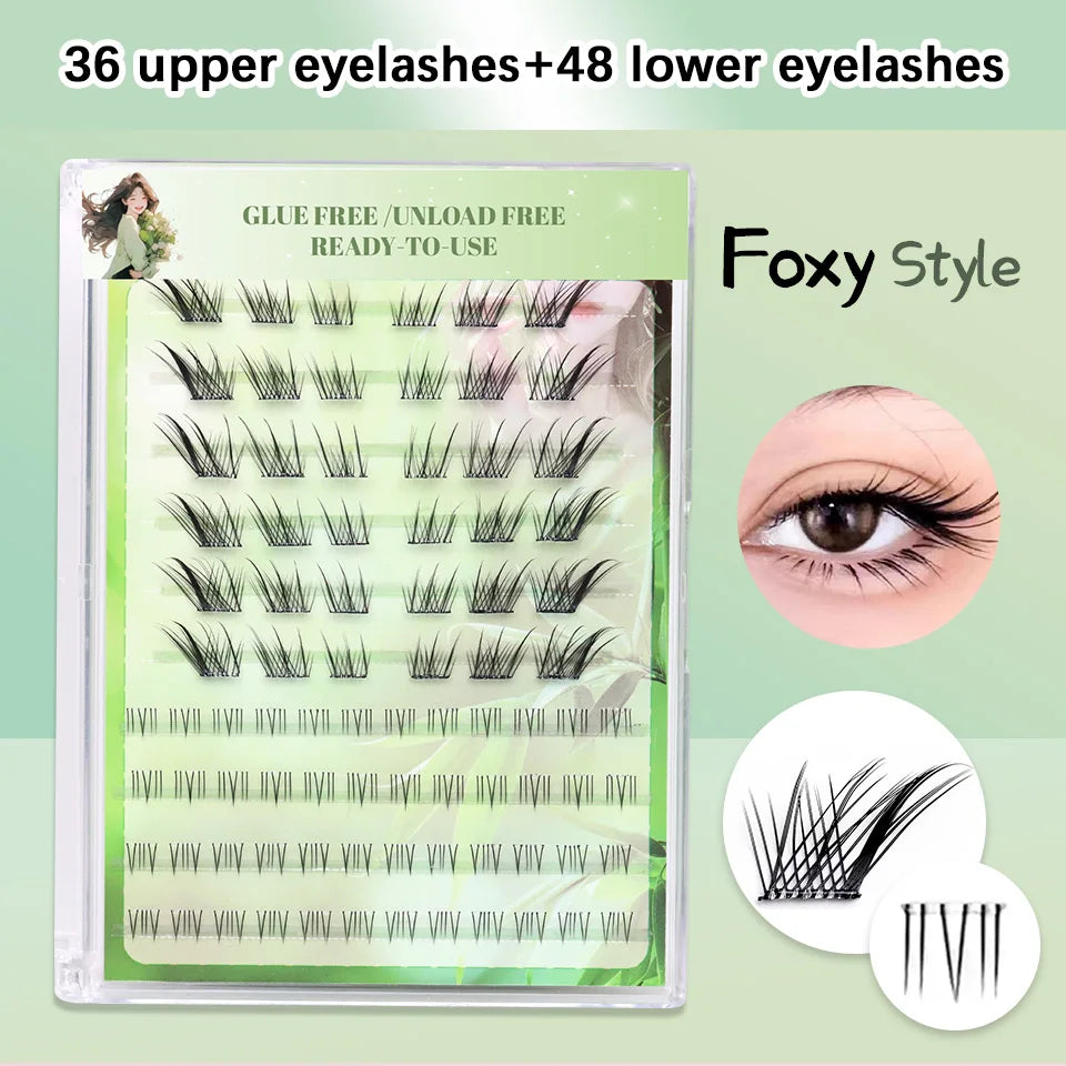 Self Adhesive Cluster Lashes