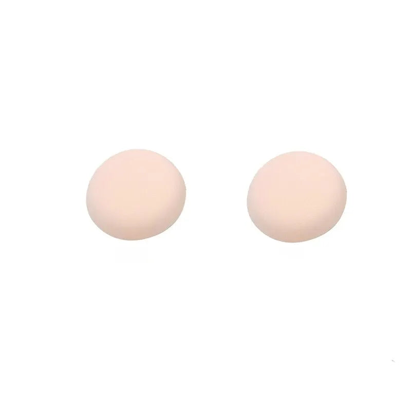 2pcs Pink Cotton Candy Air Cushion Powder Puff For Both Dry And Wet Use.