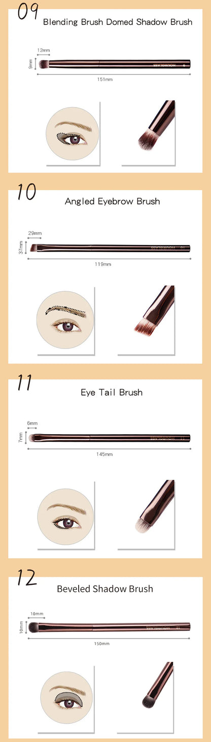 Premium Makeup Brush Set (23 Styles)