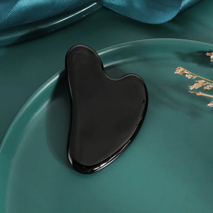 Natural Stone GuaSha Jade Facial Beauty Scraping Massage Tools Firm Skin Care Face Gua Sha SPA Physical Therapy Gue Che Roller.