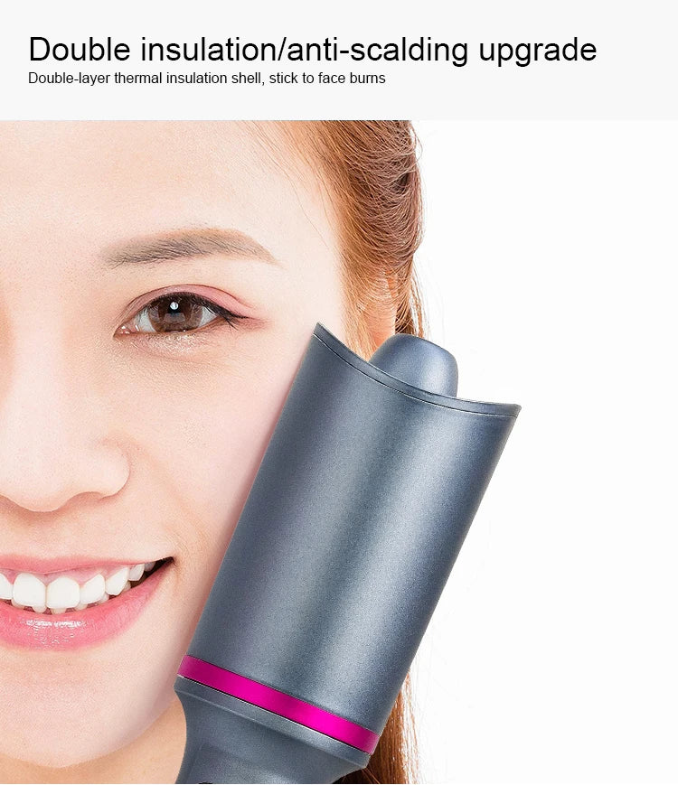 Auto Rotating Ceramic Hair Curler Automatic Curling Iron Styling Tool Hair Iron Curling Wand Air Spin and Curl Curler Hair Waver.