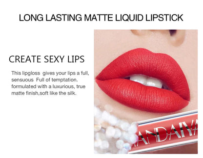 6 PCS Matte Lipstick Set