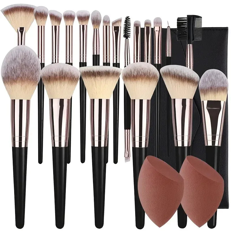 3-20PCS Makeup Brushes Set Soft Fluffy Eyeshadow Foundation Concealer Blending Blush Brush Kabuki Professional Women Beauty Tool.