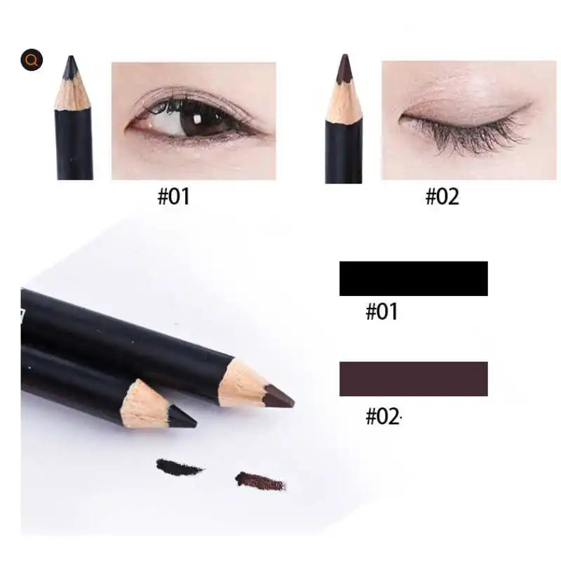 Waterproof Eyeliner & Eyebrow Pencil (Black/Brown)