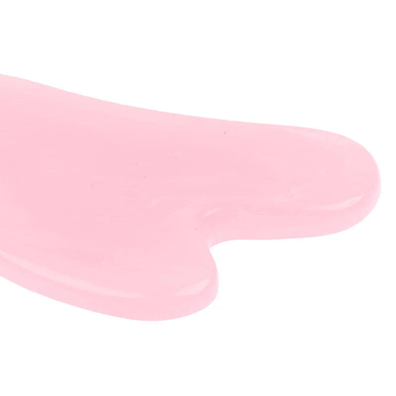 1pc Guasha Scraping Massage Scraper Face Massager Acupuncture Gua Sha Board Resin 7.8x5.4cm.