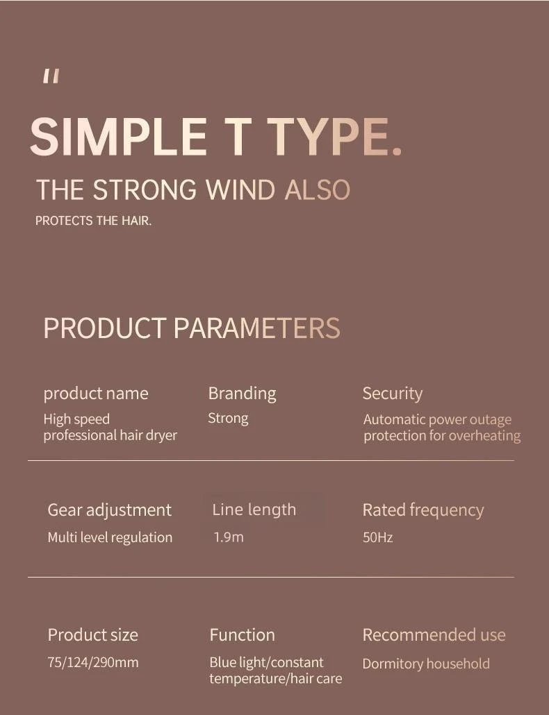 Xiaomi Hair Dryer Negative Lonic Blow No Harm To Hair High-speed Electric Turbine Airflow Constant Temperature Hair Care.