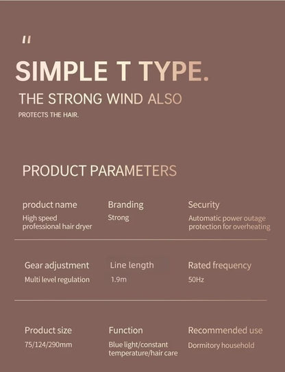 Xiaomi Hair Dryer Negative Lonic Blow No Harm To Hair High-speed Electric Turbine Airflow Constant Temperature Hair Care.