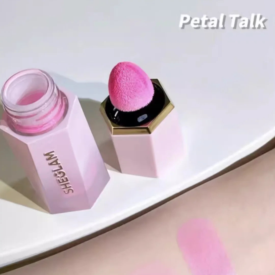 1pcs she glam make up Liquid brush Blush Facial Nourishing Blusher Gel Cream Multi-purpose Lip Gloss Makeup Blush