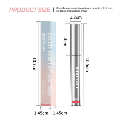 Waterproof Lip Liner Peel Off