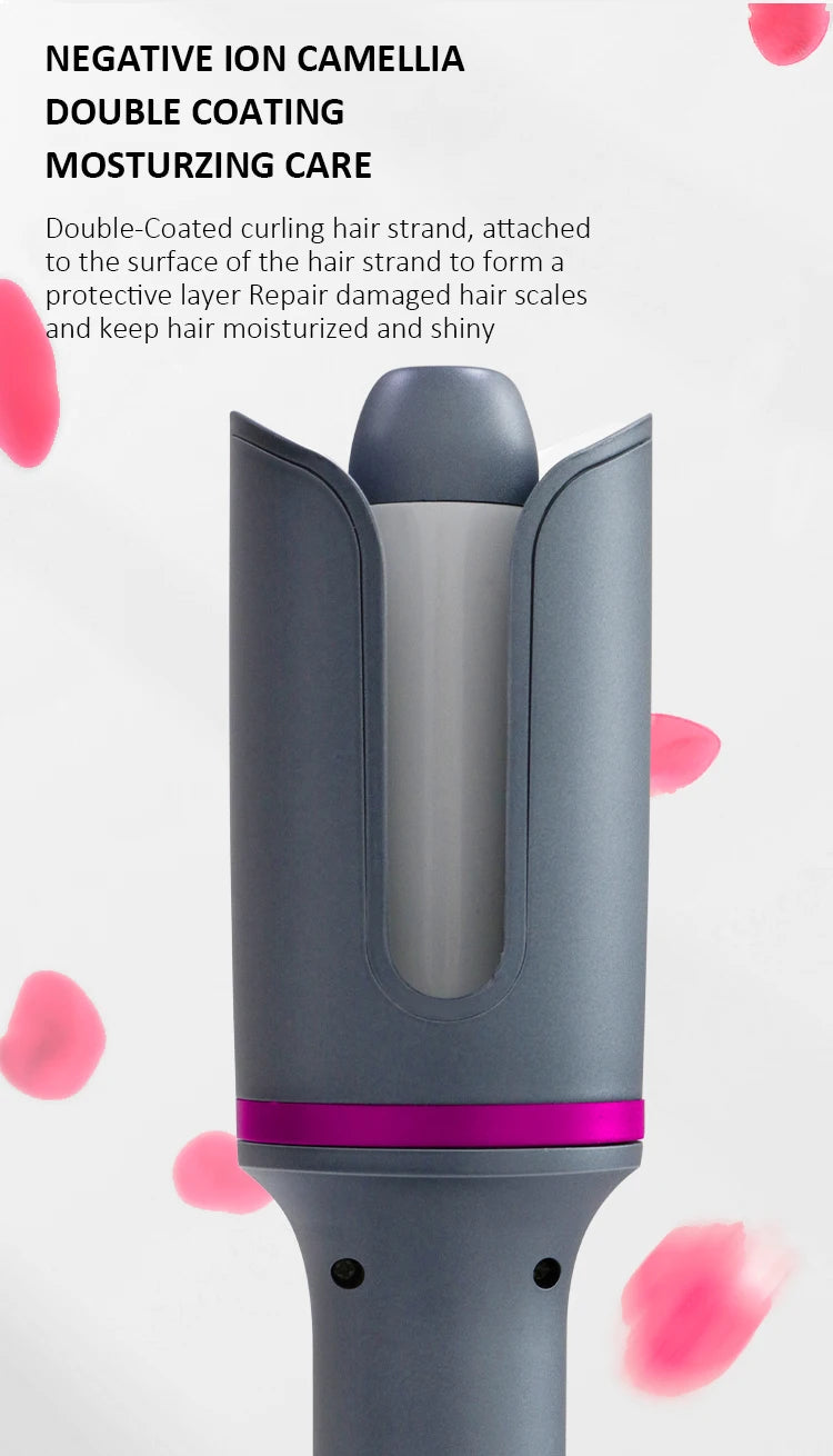 Auto Rotating Ceramic Hair Curler Automatic Curling Iron Styling Tool Hair Iron Curling Wand Air Spin and Curl Curler Hair Waver.