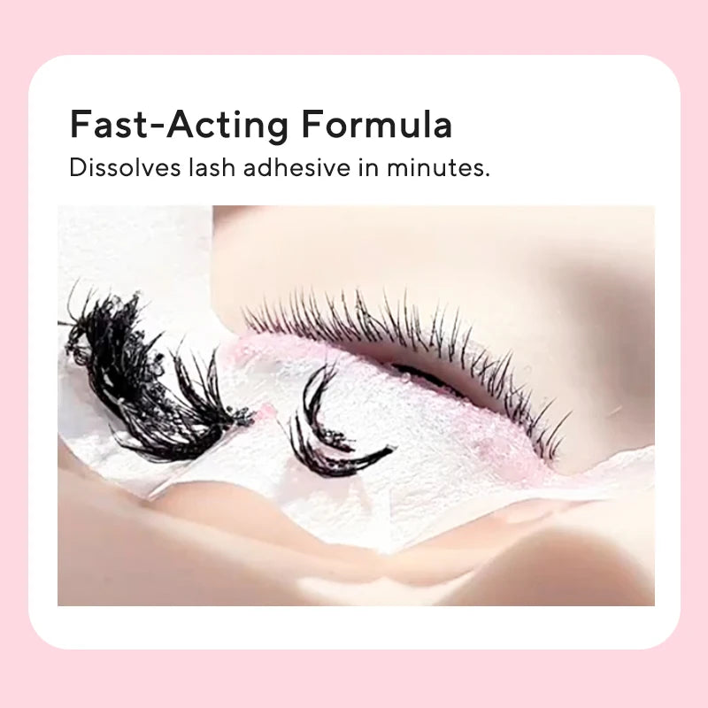 DIYDAY Eyelash Glue Remover No Irritation Ultra-Fast Cleaning Lash Cream Safe for Sensitive Eyes Easy Removal for False Lashes