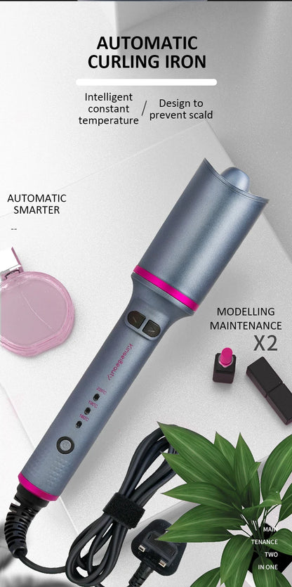 Auto Rotating Ceramic Hair Curler Automatic Curling Iron Styling Tool Hair Iron Curling Wand Air Spin and Curl Curler Hair Waver.