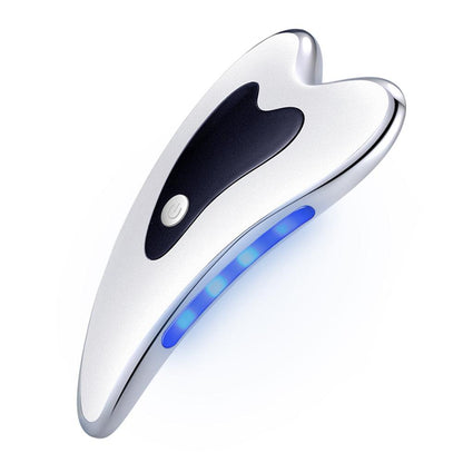 Electric Guasha Scraper Board Microcurrent Face Massager Wrinkle Face Lift Device Gua Sha Plate Facial Lifting Firming Skin Care.