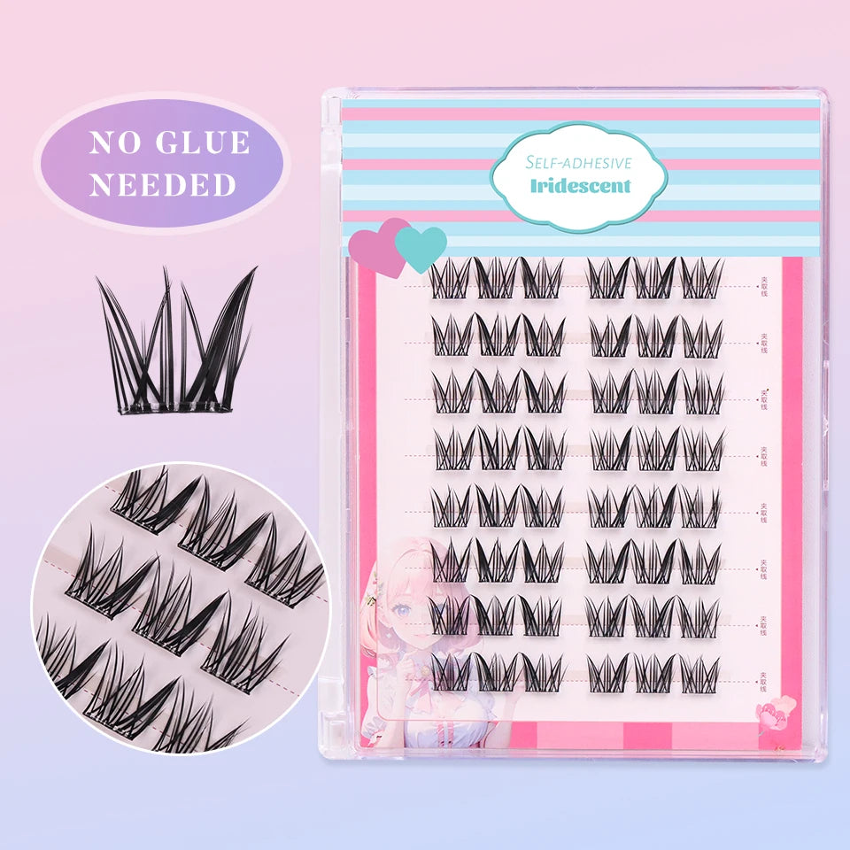 Self Adhesive Cluster Lashes