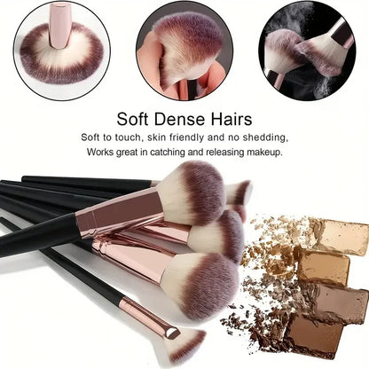 3-20PCS Makeup Brushes Set Soft Fluffy Eyeshadow Foundation Concealer Blending Blush Brush Kabuki Professional Women Beauty Tool.