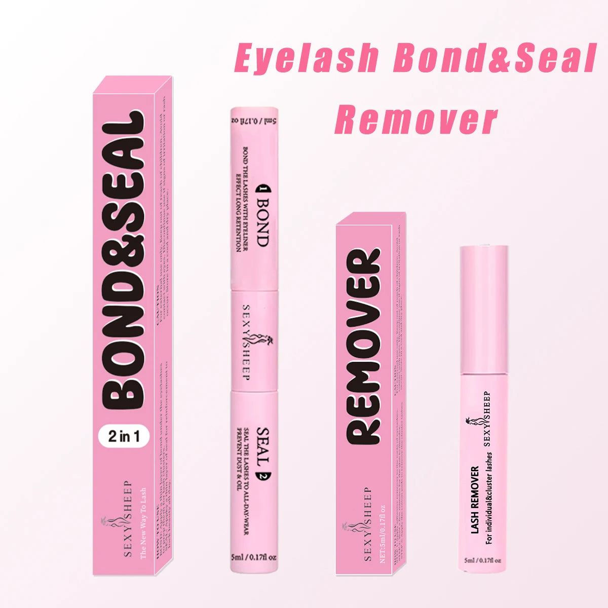 Lash Cluster Bond & Seal 2-in-1 Glue (Black) 10ml