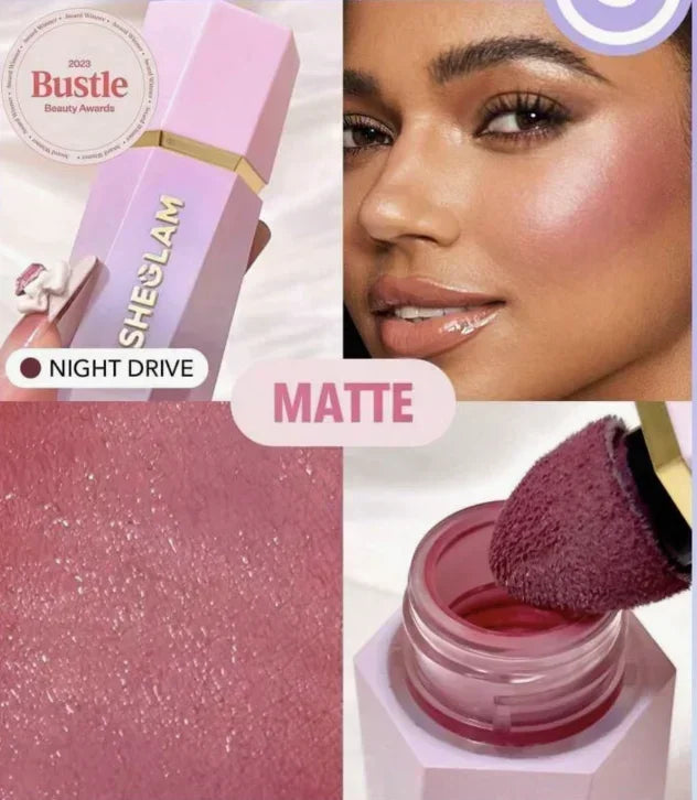 1pcs she glam make up Liquid brush Blush Facial Nourishing Blusher Gel Cream Multi-purpose Lip Gloss Makeup Blush