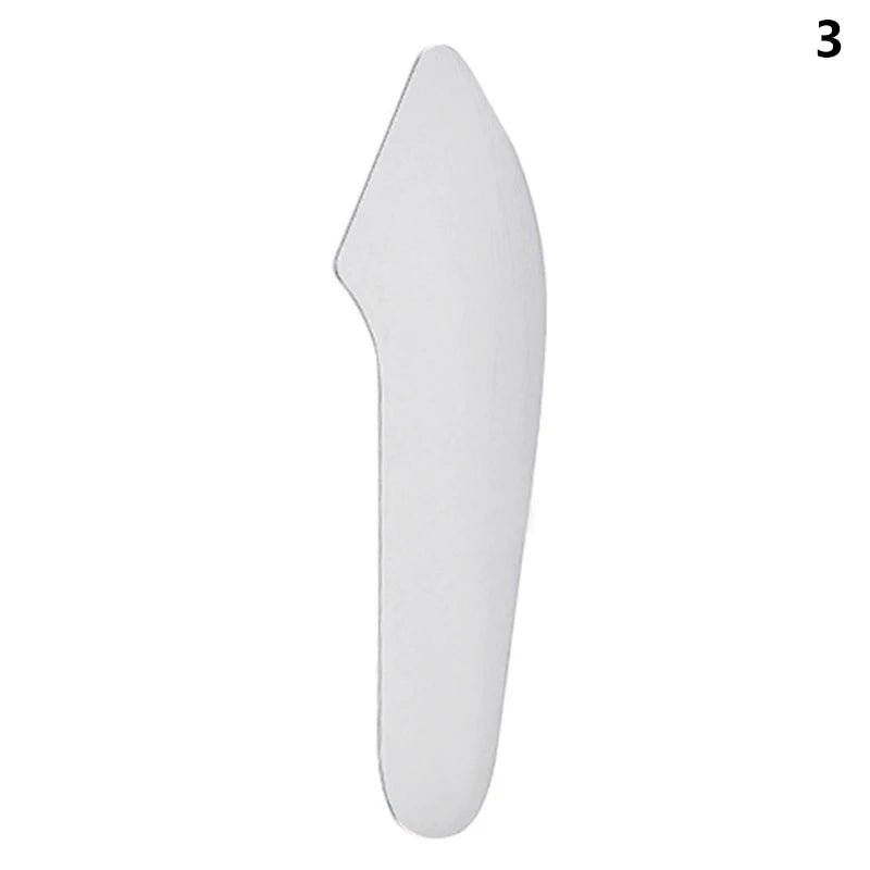 1Pcs Gua Sha Board Guasha Massage for Face Stainless Steel Body Massager Facial Scraping Plate SPA Guasha Scraper for Neck Back.