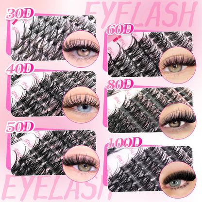 Cluster Lashes Kit 320/600/790pcs — Mix-and-Match DIY Lashes