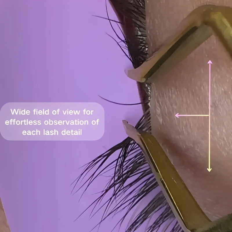 Lash Extension Tweezers — Anti-Slip Curved Stainless Steel