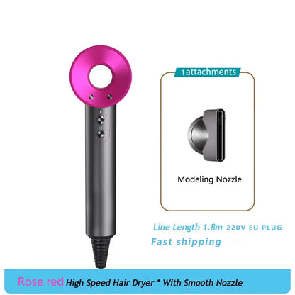 Household 220V Leafless Hair Dryer High-speed Negative Ion Hair Care High Power 110,000RPM Quick-drying Electric Hair Dryer