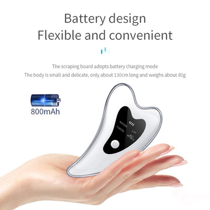 Electric Guasha Scraper Board Microcurrent Face Massager Wrinkle Face Lift Device Gua Sha Plate Facial Lifting Firming Skin Care.