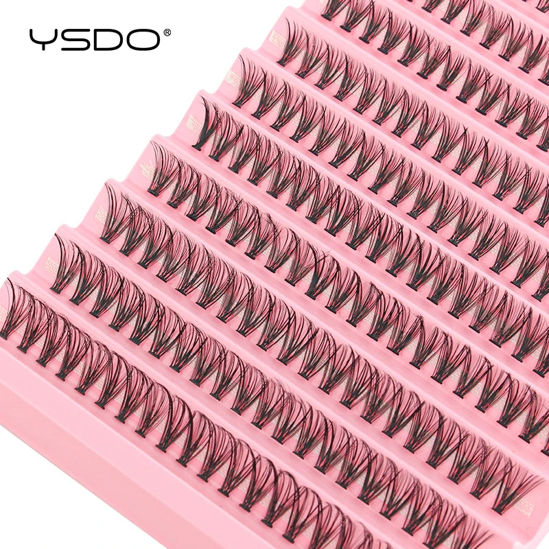 YSDO 10/14 Rows Natural Eyelash Extension Premade Volume Fans Individual Lashes Mink False Eyelashes Cluster Lashes Makeup Cilia.