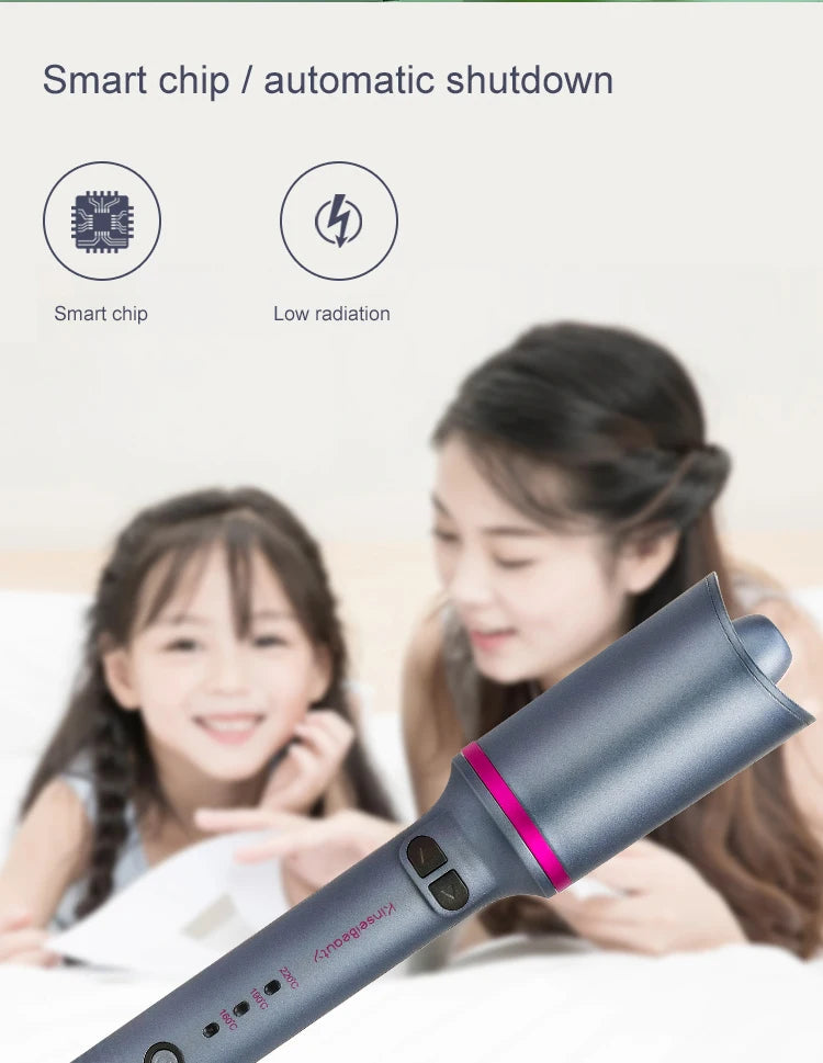 Auto Rotating Ceramic Hair Curler Automatic Curling Iron Styling Tool Hair Iron Curling Wand Air Spin and Curl Curler Hair Waver.