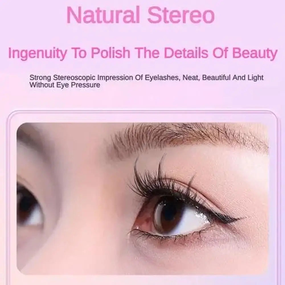 Cluster Lashes 3D Natural Bunch 100pc/120pcs D Curl Segmented Beam Individual Mink Tufted Eyelash Fine Lash Tip