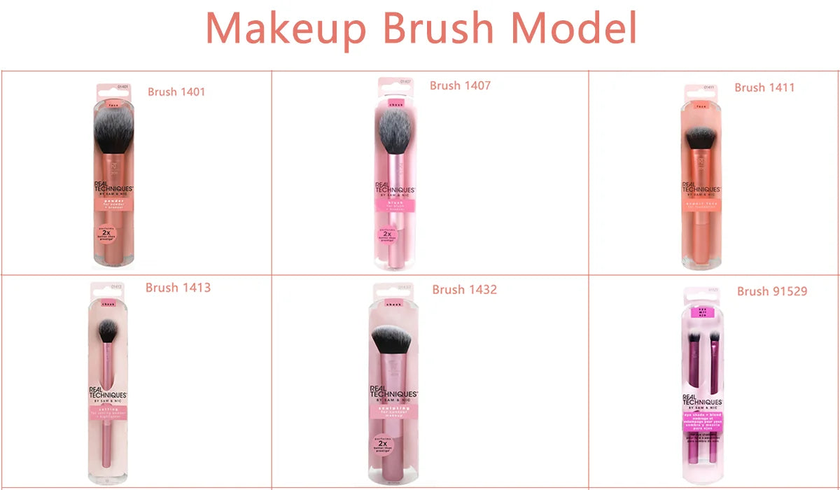 Real Techniques Set Makeup Sponge Set Face Beauty Cosmetic Powder Puff For Foundation Cream Concealer Make Up Blender 91553 RT.