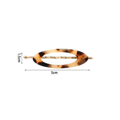 4/2Pcs Girls Leopard Seamless Hair Clip Set Women Acetate Sheet No Bend Bangs Clip Duckbill Hairpins Makeup Hair Styling Tool.