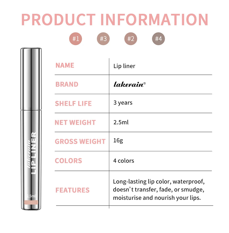 Waterproof Lip Liner Peel Off