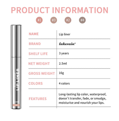 Waterproof Lip Liner Peel Off