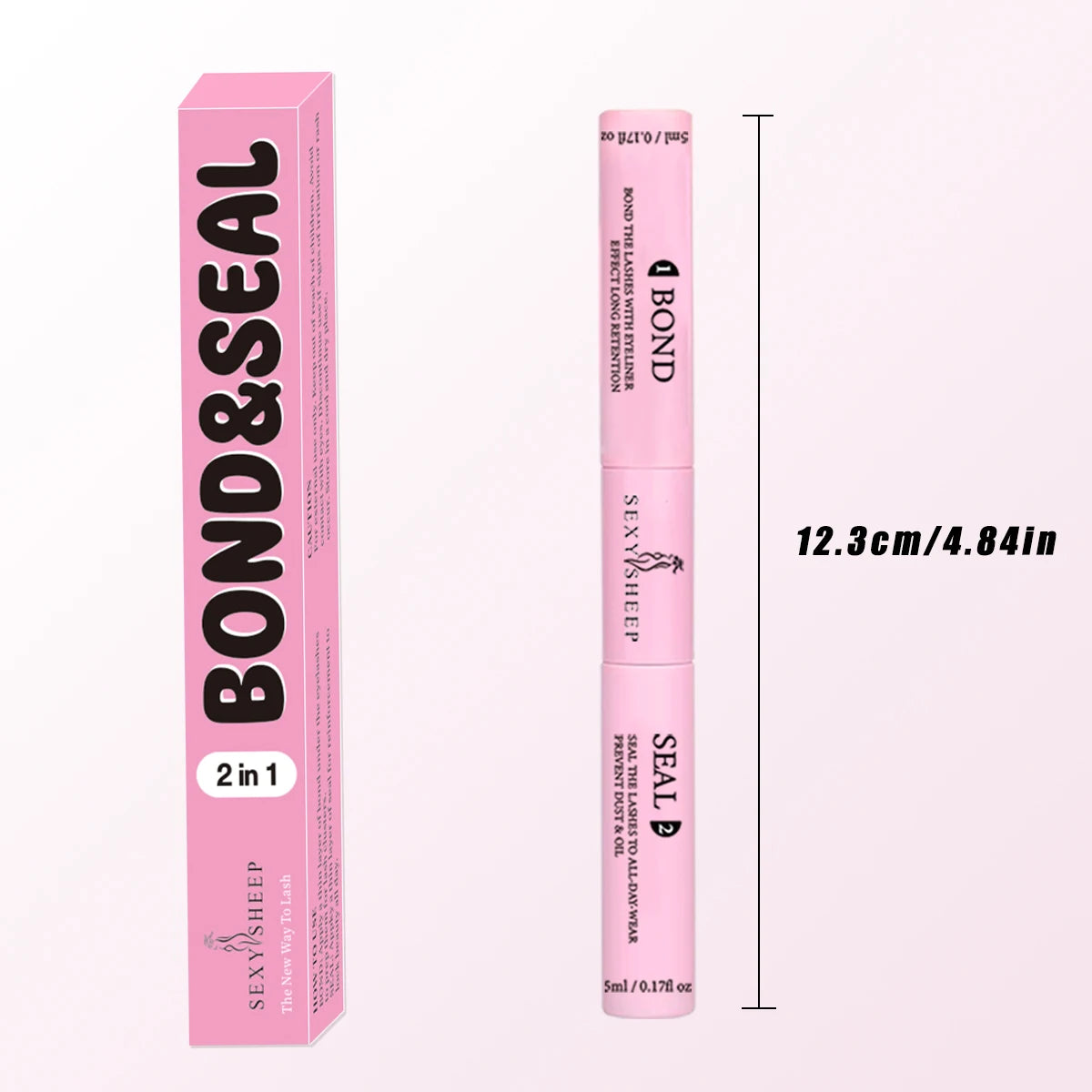 Lash Cluster Bond & Seal 2-in-1 Glue (Black) 10ml