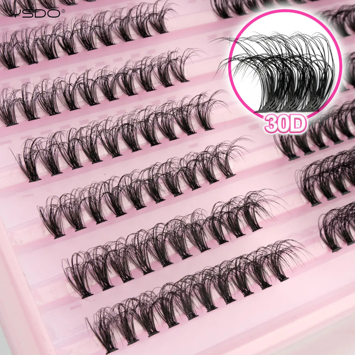 YSDO 10/14 Rows Natural Eyelash Extension Premade Volume Fans Individual Lashes Mink False Eyelashes Cluster Lashes Makeup Cilia.