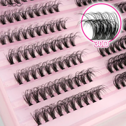 YSDO 10/14 Rows Natural Eyelash Extension Premade Volume Fans Individual Lashes Mink False Eyelashes Cluster Lashes Makeup Cilia.