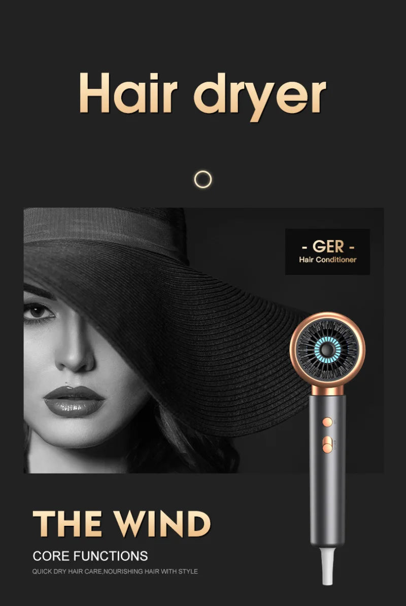 Xiaomi Hair Dryer Negative Lonic Blow No Harm To Hair High-speed Electric Turbine Airflow Constant Temperature Hair Care.