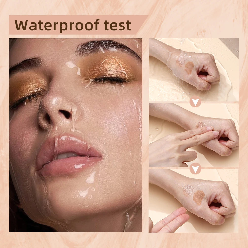 QIBEST Double-Ended Glitter & Matte Eyeshadow Stick (Waterproof)