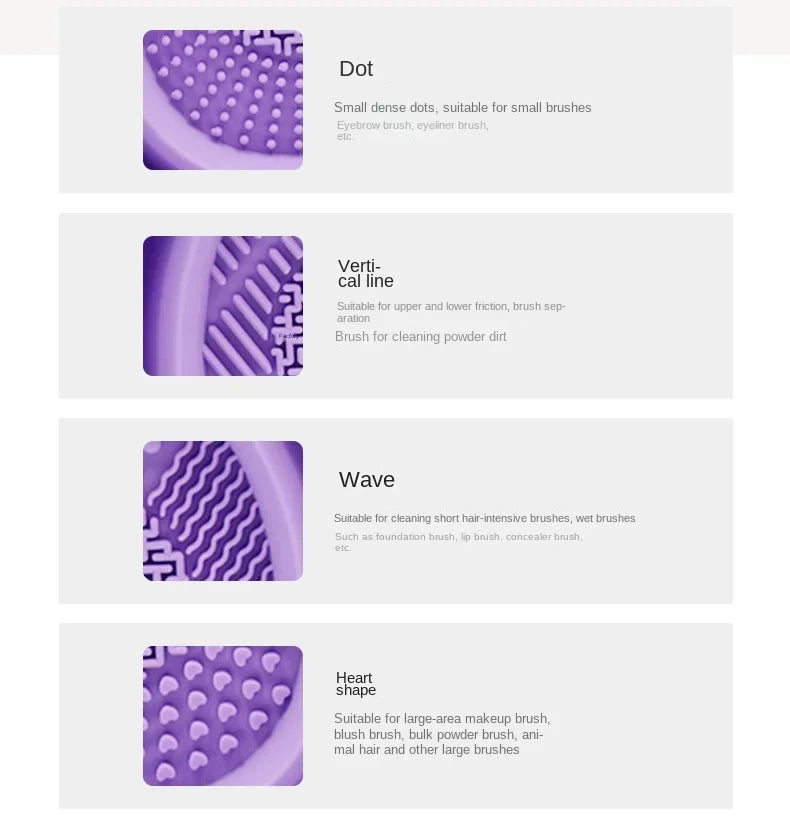 Silicone Makeup Brush Cleaner Folding Powder Puff Cleaning Bowl Eyeshadow Brushes Washing Soft Mat Beauty Tools Scrubber Box.