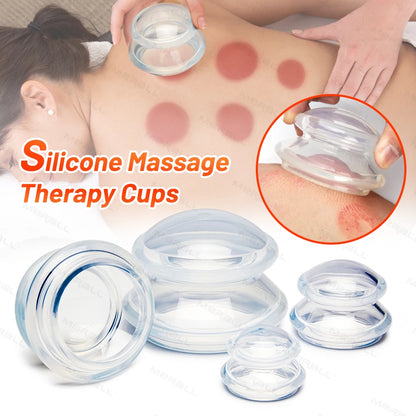 1Pcs Silicone Massage Body Cups Anti Cellulite Suction Cup Chinese Vacuum Cuppings Massager for Face Skin Lifting Body Relaxtion