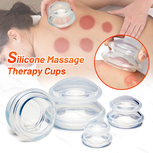 1Pcs Silicone Massage Body Cups Anti Cellulite Suction Cup Chinese Vacuum Cuppings Massager for Face Skin Lifting Body Relaxtion