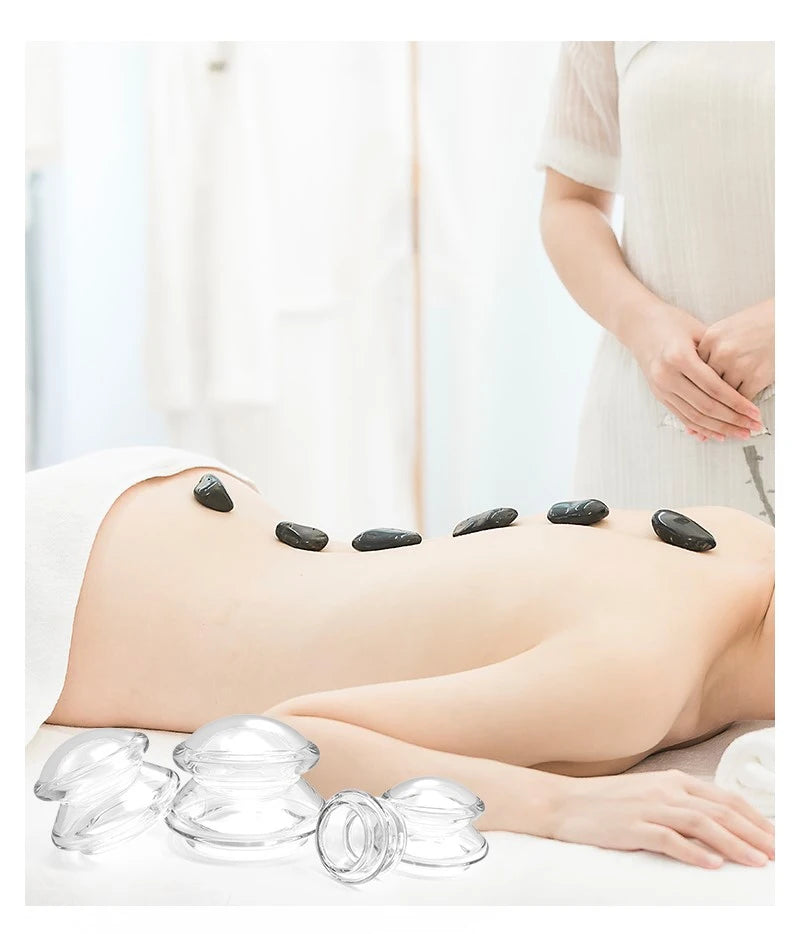 1Pcs Silicone Massage Body Cups Anti Cellulite Suction Cup Chinese Vacuum Cuppings Massager for Face Skin Lifting Body Relaxtion