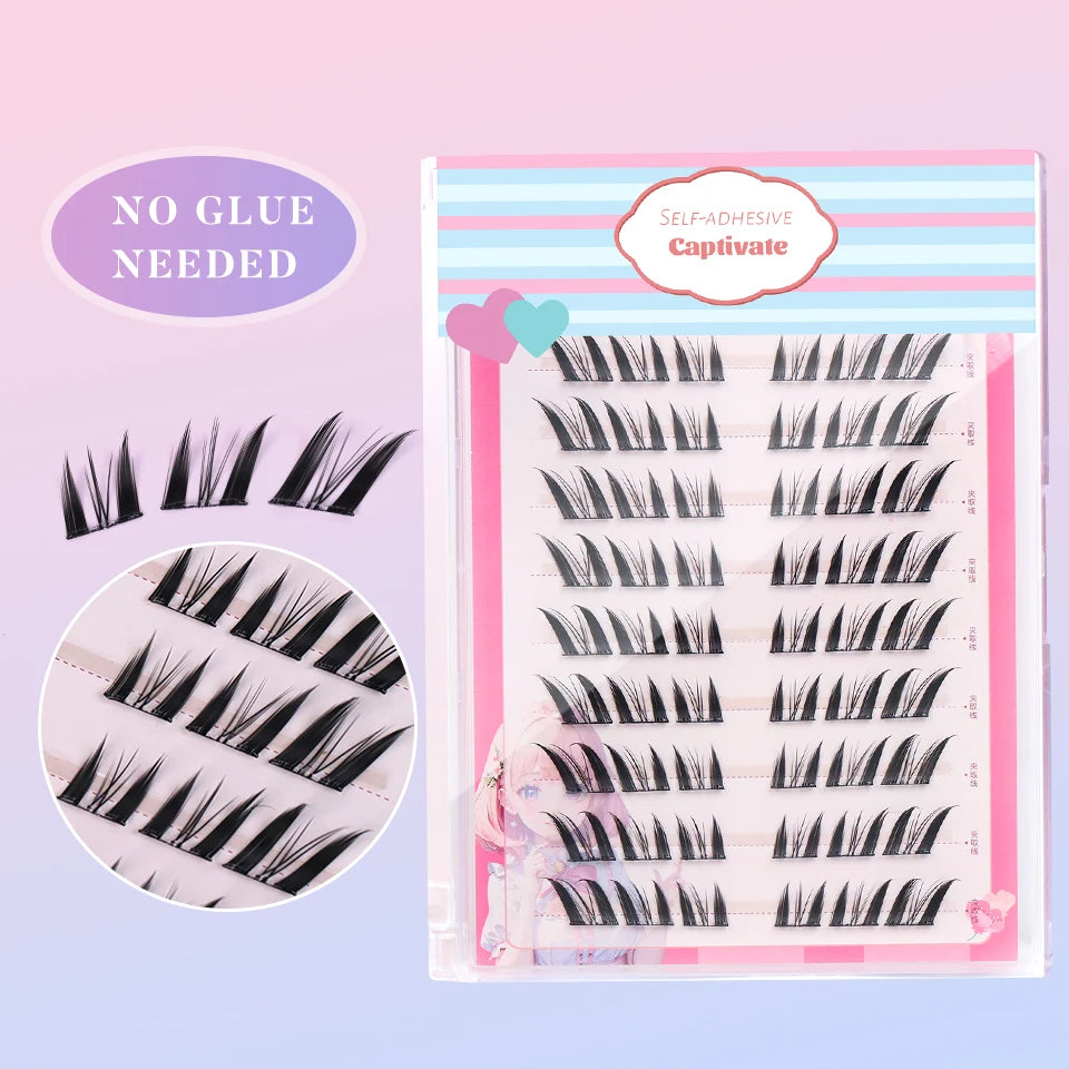 Self Adhesive Cluster Lashes