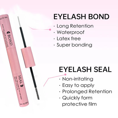 Lash Bond & Seal 2-in-1 Cluster Lash Glue & Waterproof Coating 10ml
