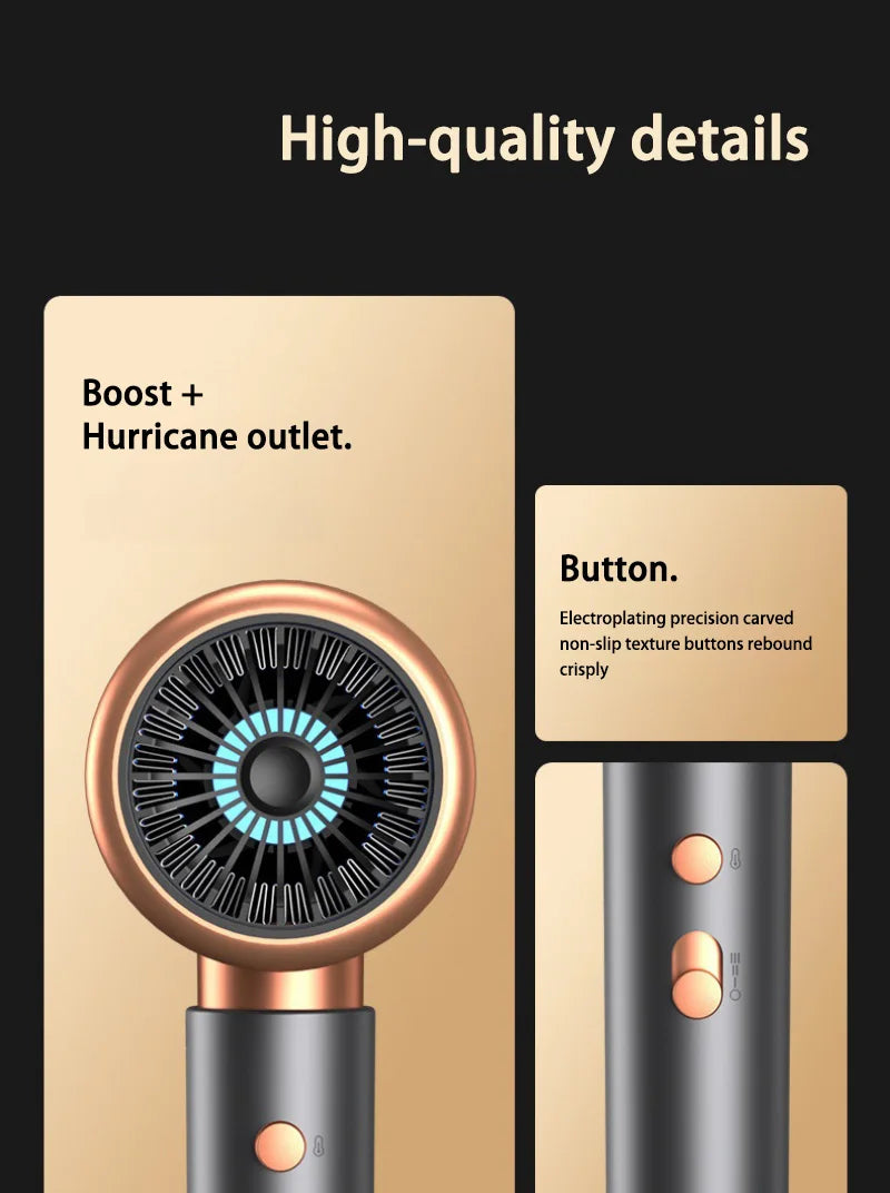 Xiaomi Hair Dryer Negative Lonic Blow No Harm To Hair High-speed Electric Turbine Airflow Constant Temperature Hair Care.